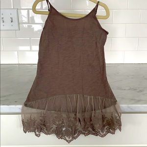 Lace layering tank